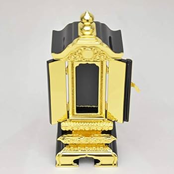 Amazon | ハセガワ仏壇 位牌 二重回位牌 3寸 純前金 中板入